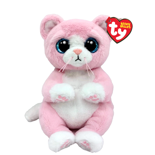 Beanie Bellie - Lillibelle the Pink Cat - 13" Medium