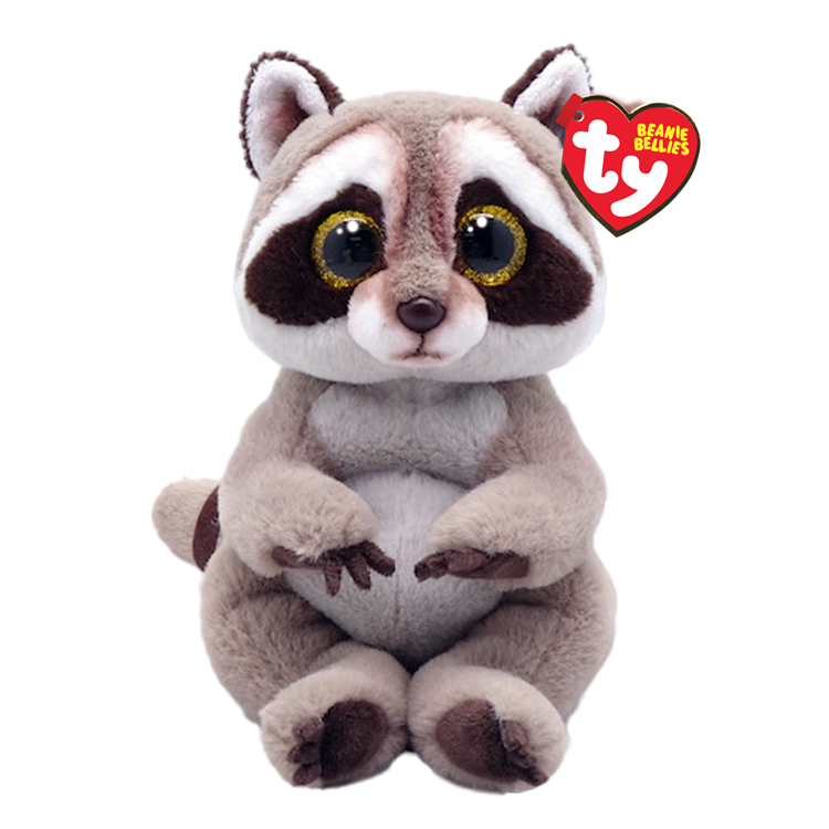 Beanie  Bellie - Petey the Racoon - 8"