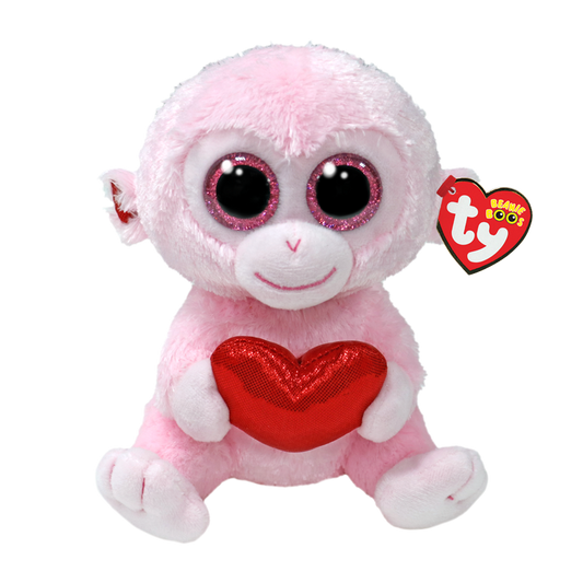 Beanie Boo's - Gigi Monkey with Heart - 6" Small