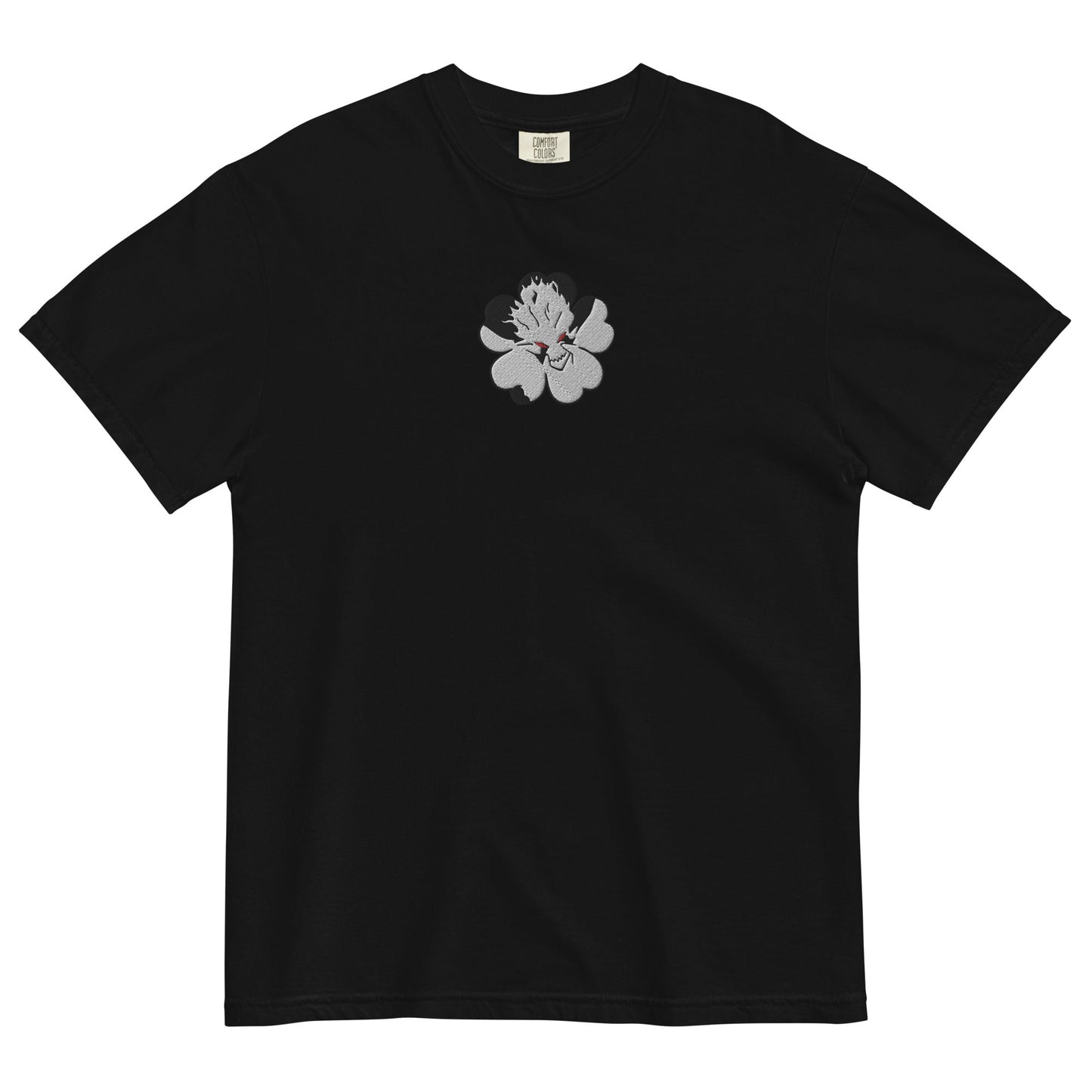 Asta 5 leaf Clover Devil Form Embroidered Comfort Colors® Unisex Anime Tee