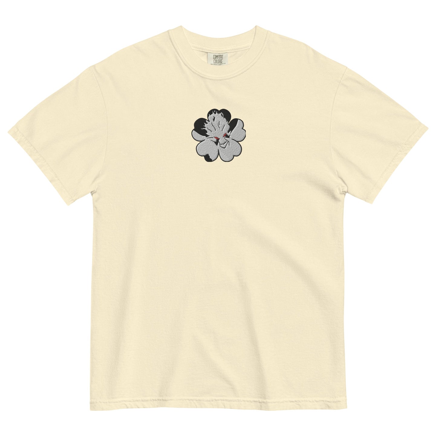 Asta 5 leaf Clover Devil Form Embroidered Comfort Colors® Unisex Anime Tee