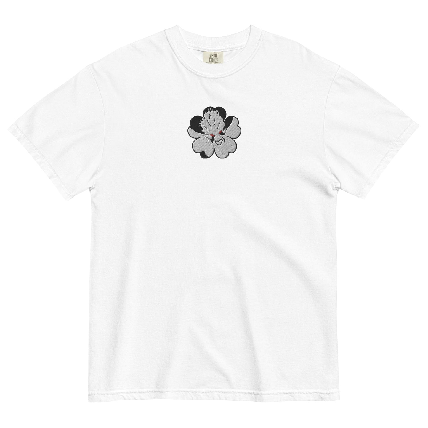 Asta 5 leaf Clover Devil Form Embroidered Comfort Colors® Unisex Anime Tee