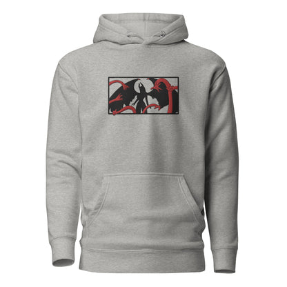 Demon Robin Embroidered Premium Unisex Anime Hoodie