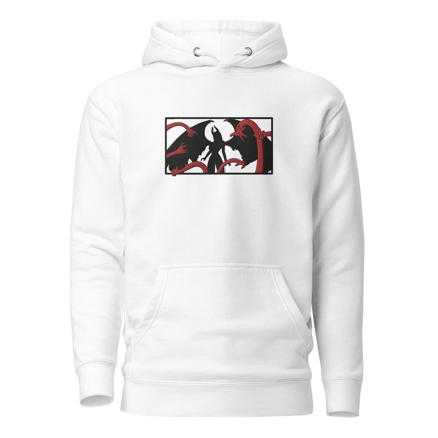 Demon Robin Embroidered Premium Unisex Anime Hoodie