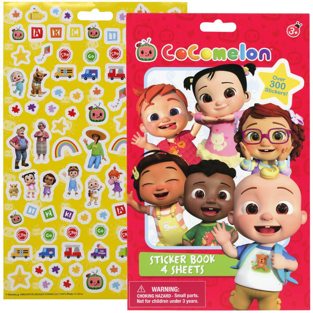 Cocomelon Sticker Pad 4 sheet