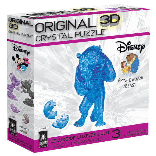 3D Crystal Puzzle - Beast (blue)