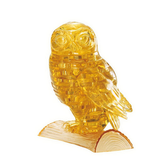 3D Crystal Puzzle - Brown Owl