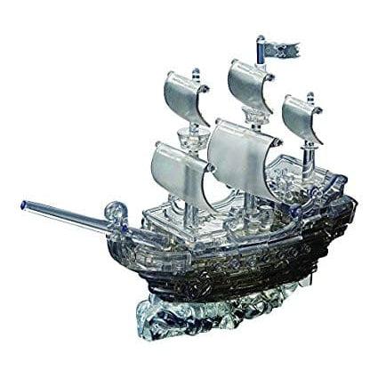 3D Crystal Puzzle Deluxe - Black Pirate Ship