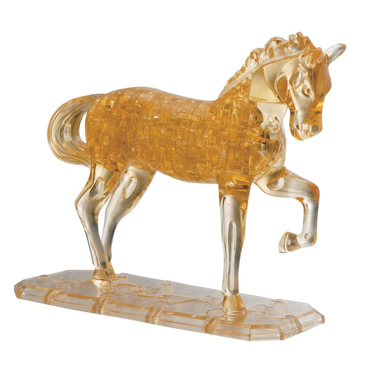 3D Crystal Puzzle Deluxe - Gold Horse