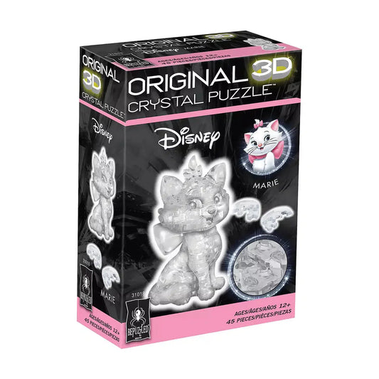 3D Crystal Puzzle - Marie (white)