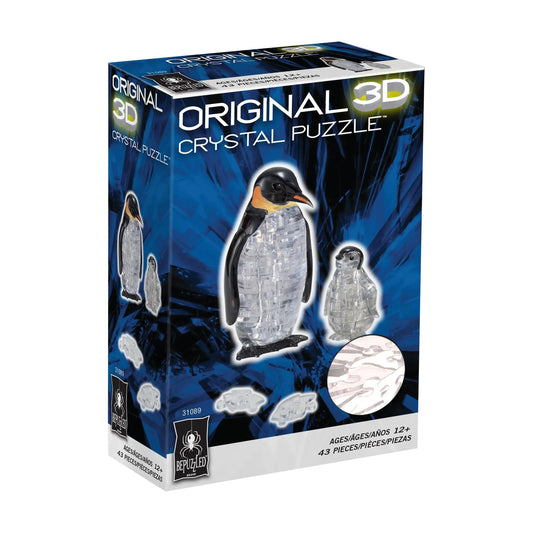 3D Crystal Puzzle - Penguin and Baby