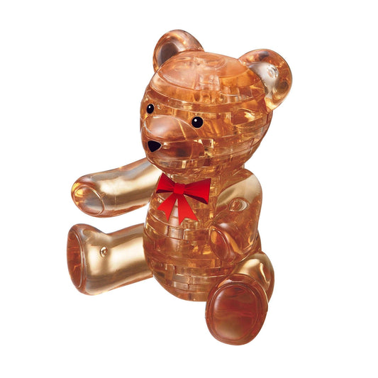 3D Crystal Puzzle - Teddy Bear Gold