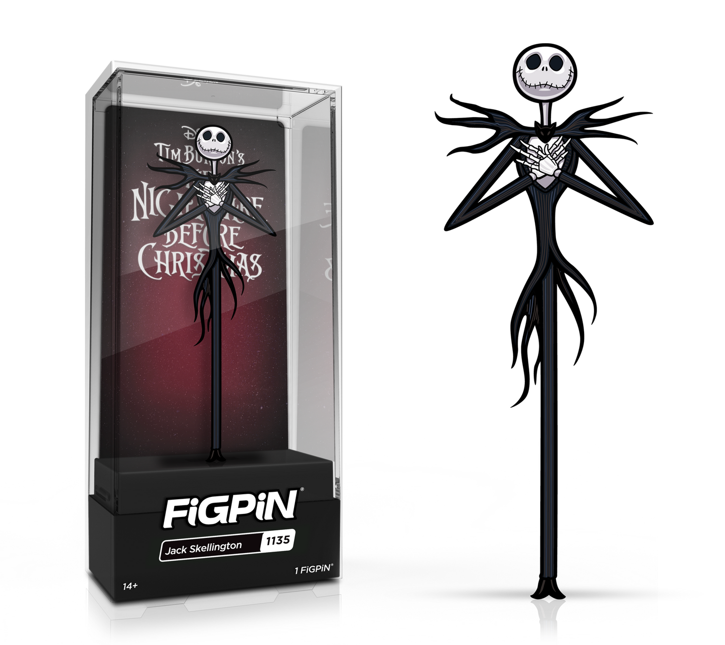 FiGPiN: Disneys „Der Albtraum vor Weihnachten“ – Jack Skellington (1135)