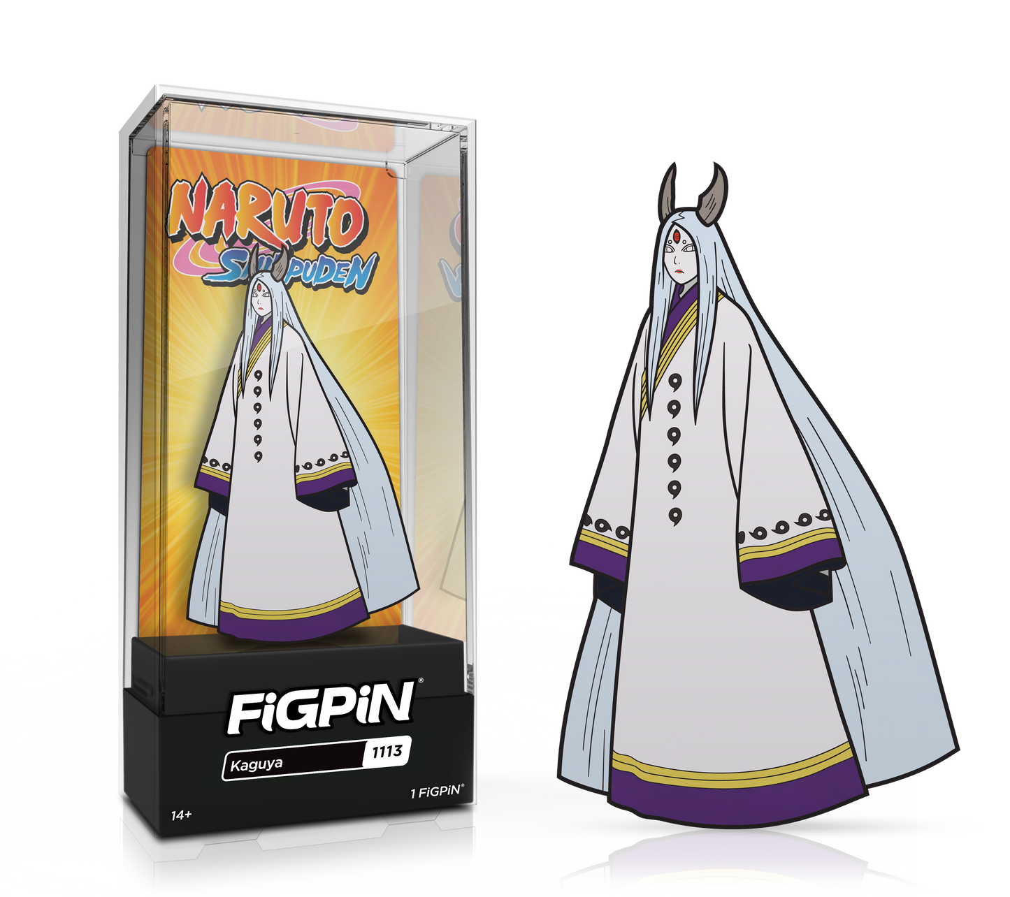 FiGPiN Anime: Naruto – Kaguya (1113), 7,6 cm großer Emaille-Pin