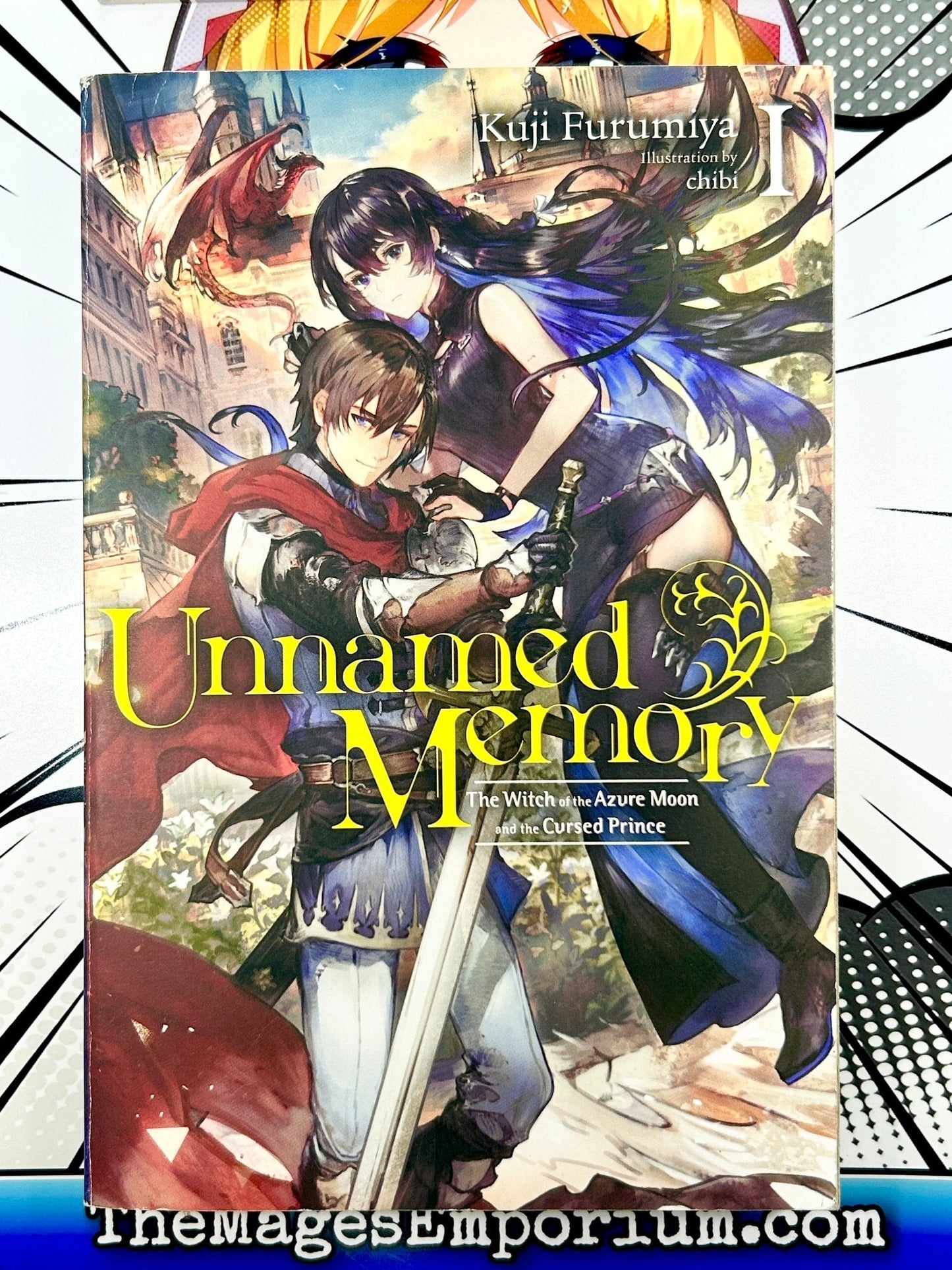 Unnammed Memory Vol 1 Light Novel The Witch of the Azure Moon and the Cursed Prince - Super Anime Store