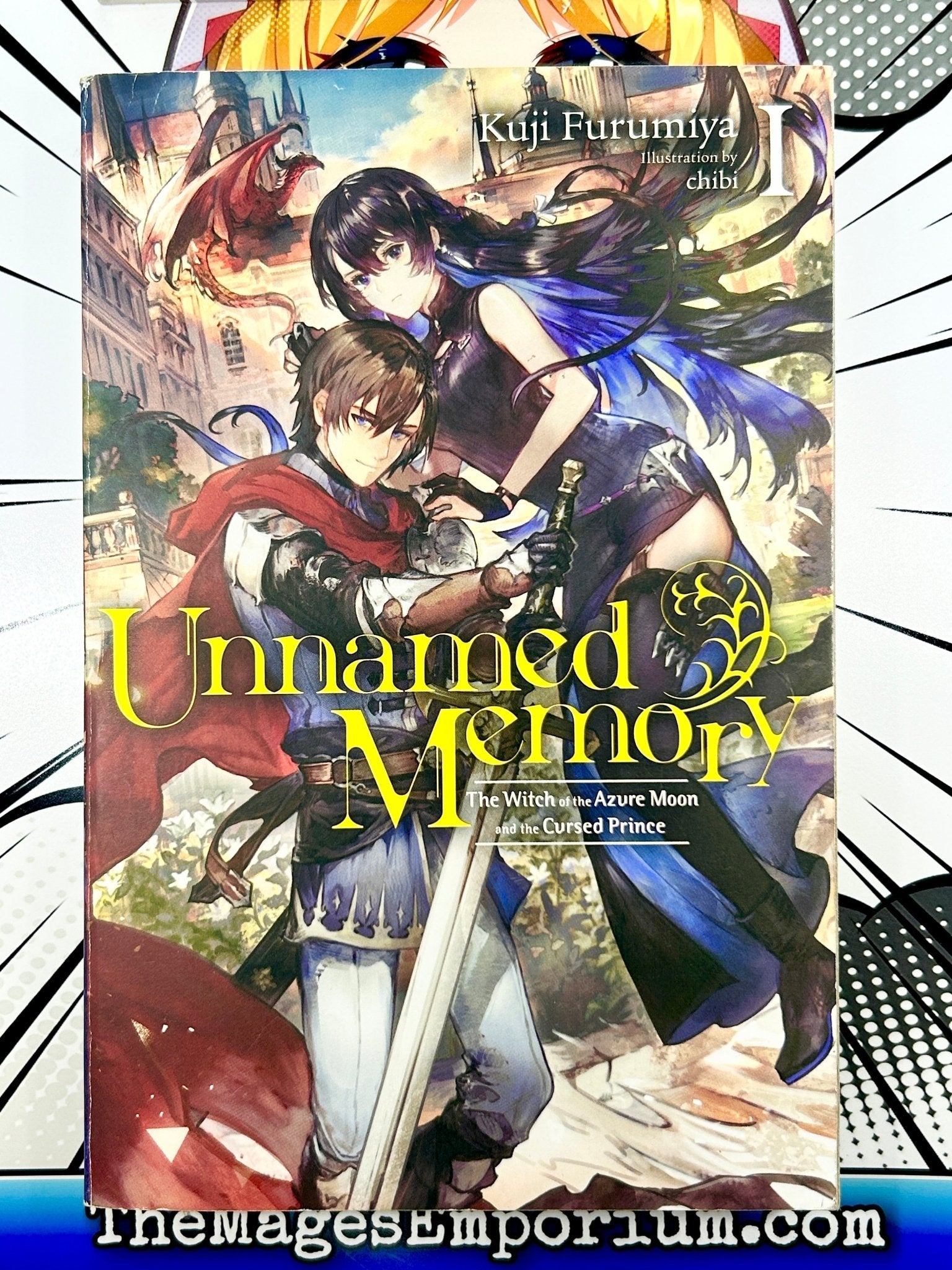 Unnammed Memory Vol 1 Light Novel The Witch of the Azure Moon and the Cursed Prince - Super Anime Store