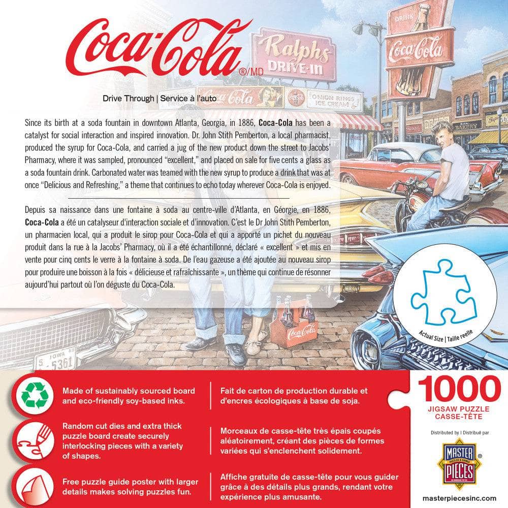 Coca-Cola - Drive Through 1000 Piece Jigsaw Puzzle