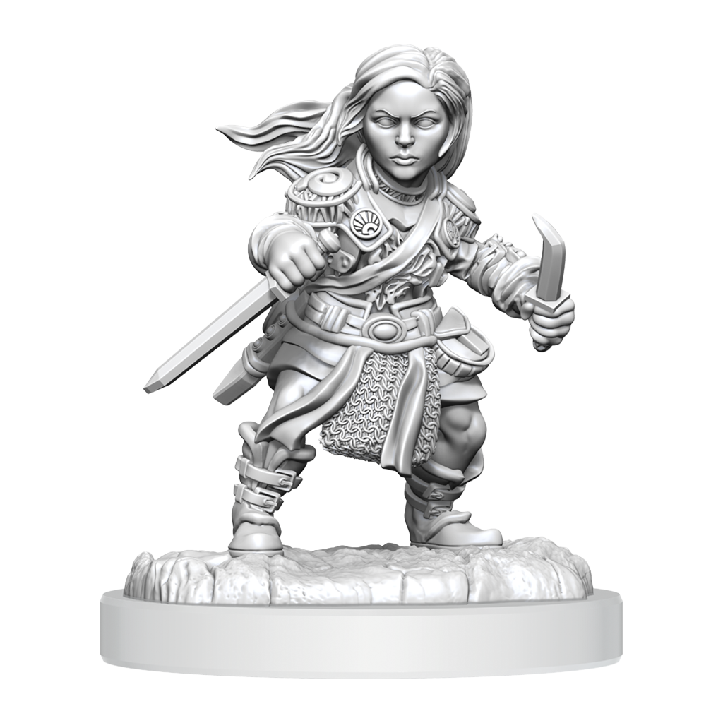 D&D: Nolzur's Marvelous Miniatures - Halfling Rogue Female