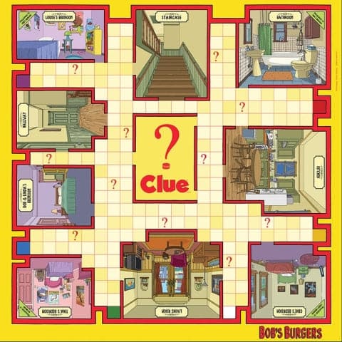 Bob's Burgers Clue Game