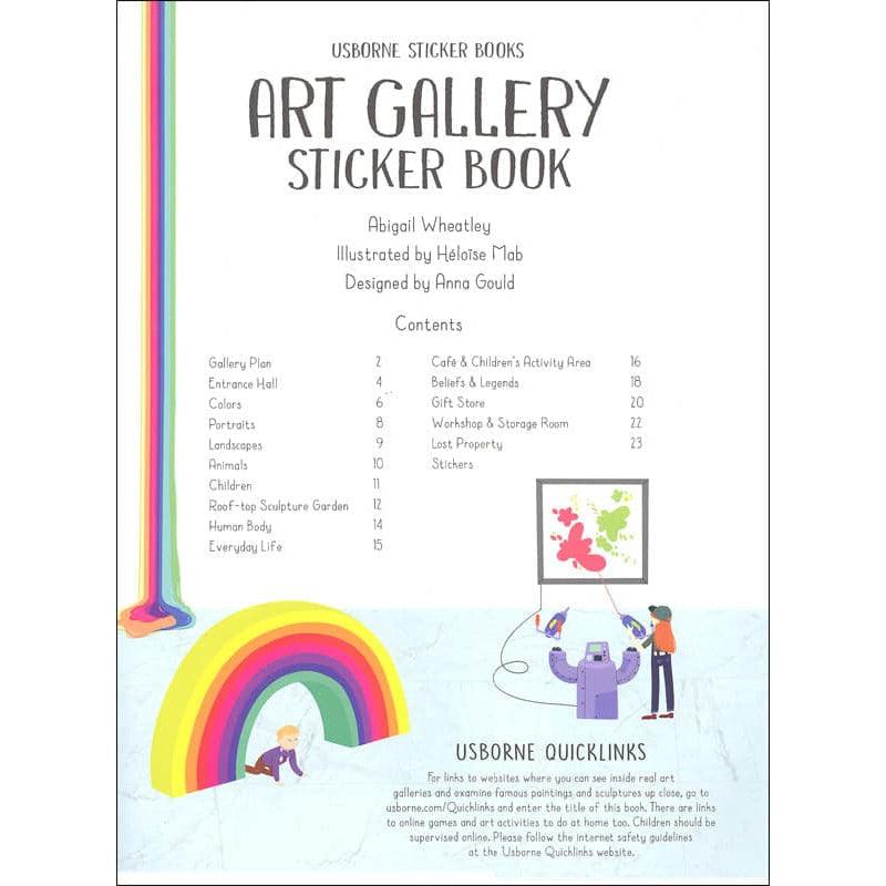 Art Gallery Sticker Book