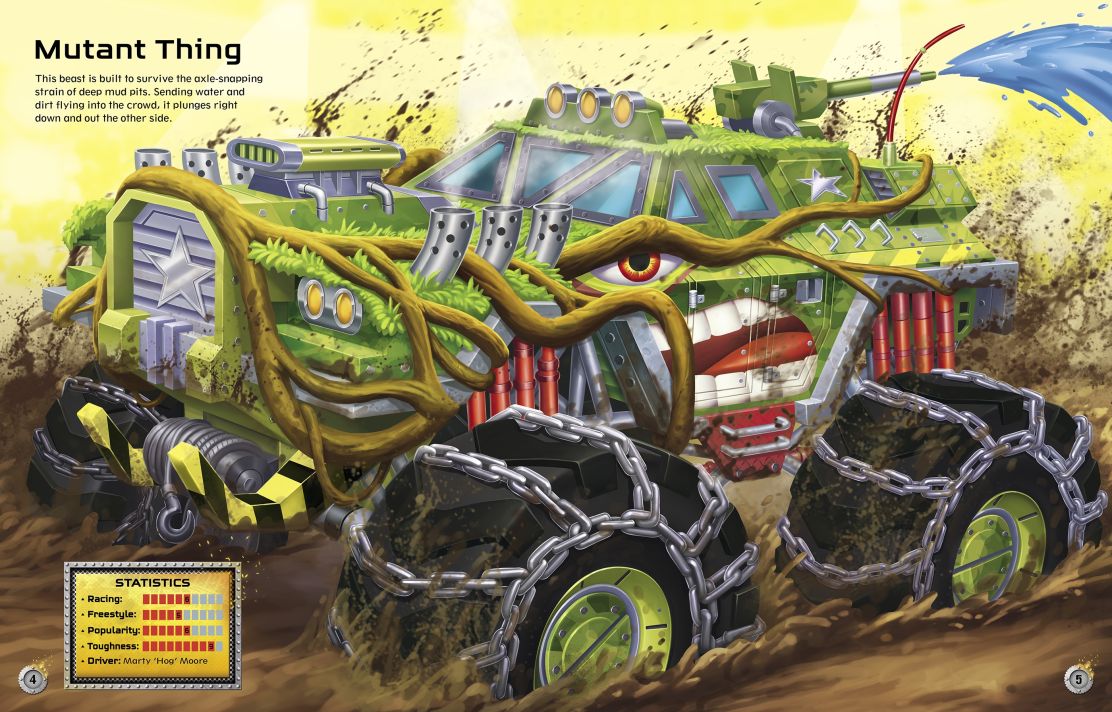 Build Your Own Monster Trucks Sticker Book