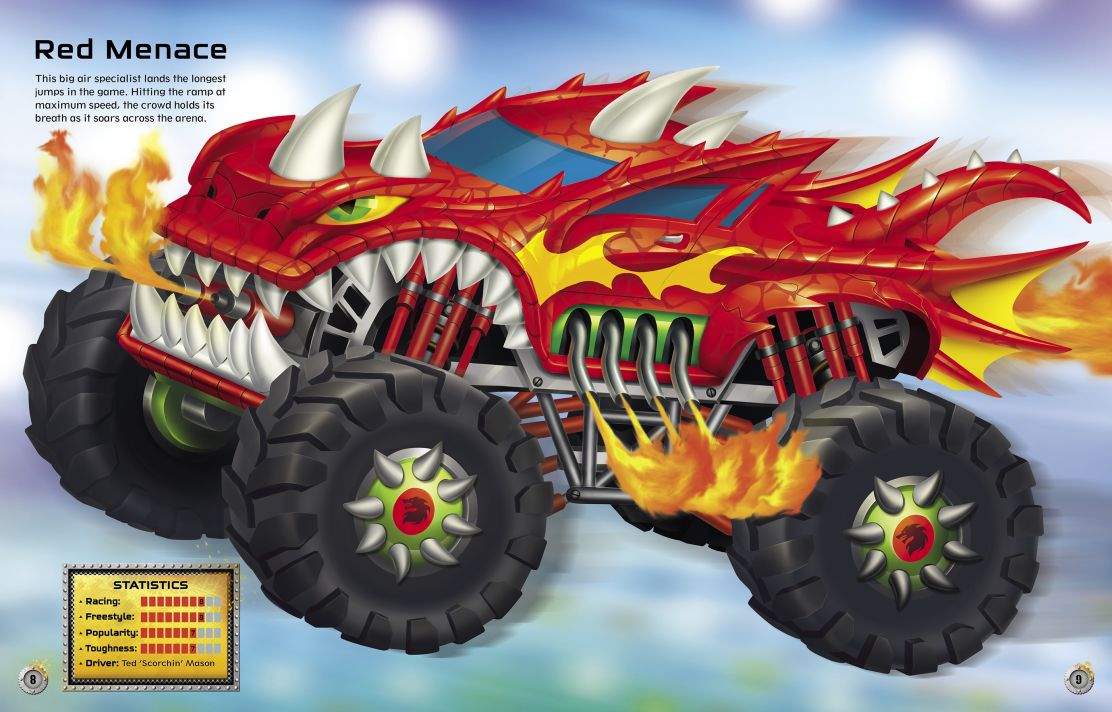 Build Your Own Monster Trucks Sticker Book