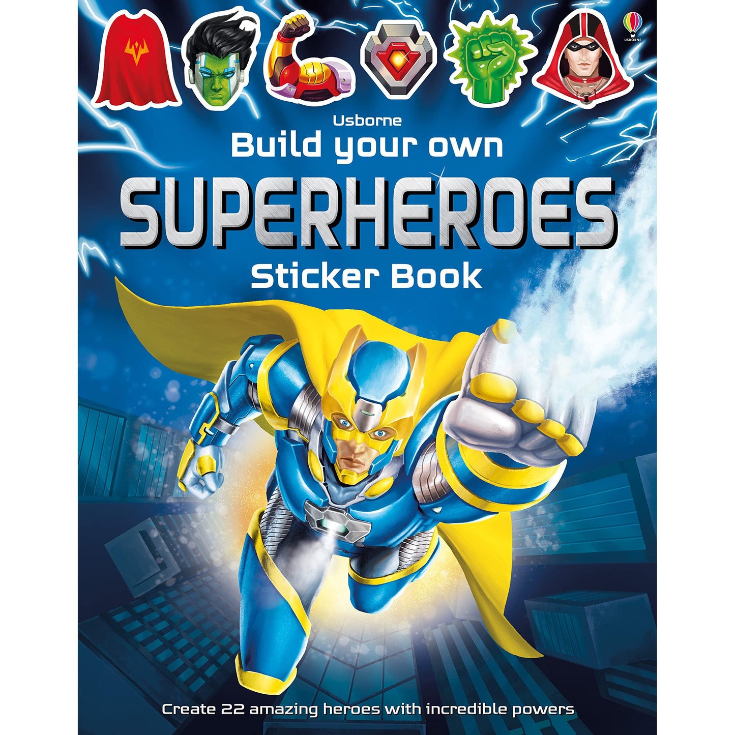 Build Your Own Superheroes Sticker Book