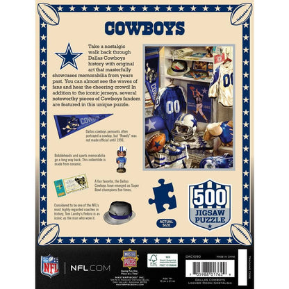 Dallas Cowboys - Locker Room 500 Piece Jigsaw Puzzle
