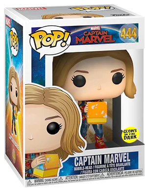 POP! Marvel: 444 Captain Marvel, Captain Marvel (GITD)