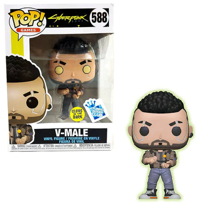 POP! Games: 588 Cyberpunk 2077, V-Male (GITD) Exclusive