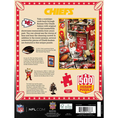 Kansas City Chiefs - Locker Room 500 Piece Jigsaw Puzzle