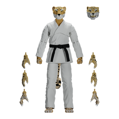 Zoo Jitsu Fighters Chico the Cheetah Action Figure