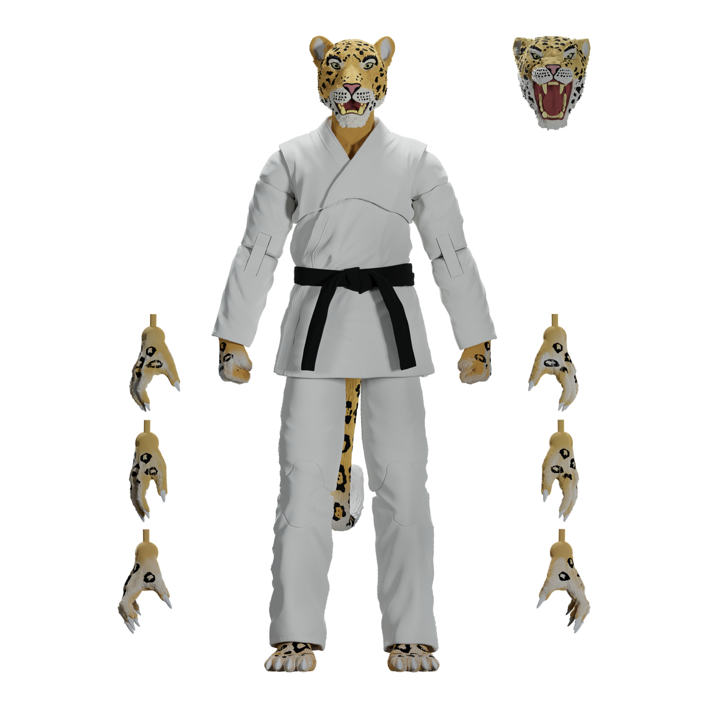 Zoo Jitsu Fighters Jairo the Jaguar Action Figure