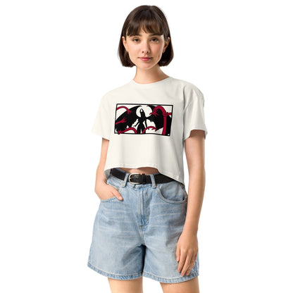 Demon Robin Unisex Anime Crop Top