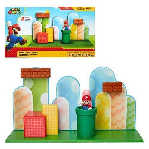 World of Nintendo 2 1/2-Inch Acorn Plains Playset