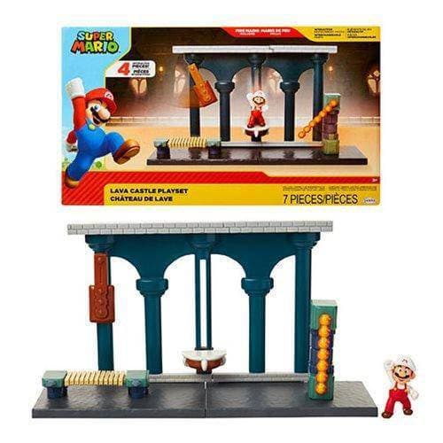 World of Nintendo 2 1/2-Inch Lava Castle Playset