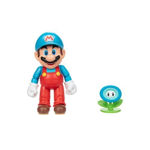 World of Nintendo 4" Action Figure - Ice Mario With Ice Flower