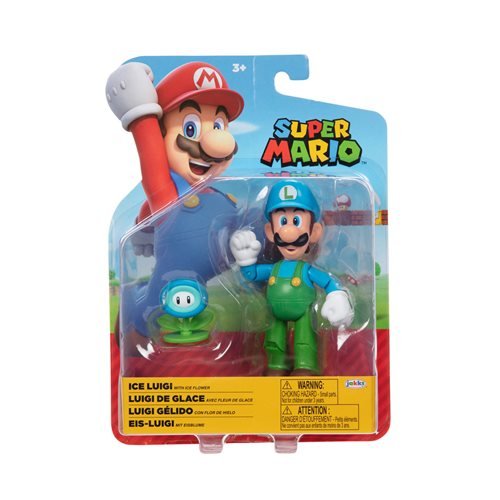 World of Nintendo 4-Inch Action Figure - Ice Luigi