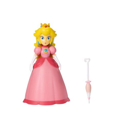 World of Nintendo 4-Inch Action Figure - Peach with Umbrella