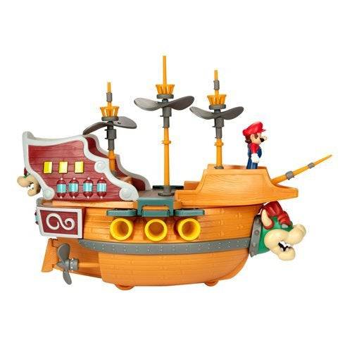 World of Nintendo Super Mario Bowser's Ship Deluxe Playset