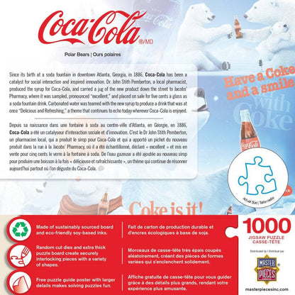 Coca-Cola Polar Bears 1000 Piece Jigsaw Puzzle