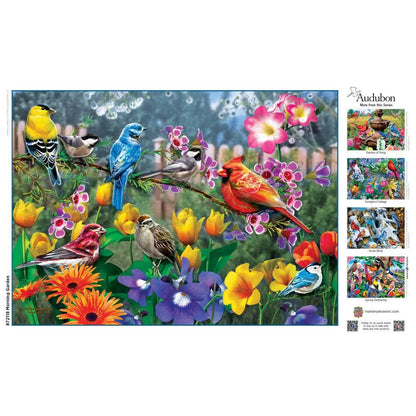 Audubon - Morning Garden 1000 Piece Jigsaw Puzzle