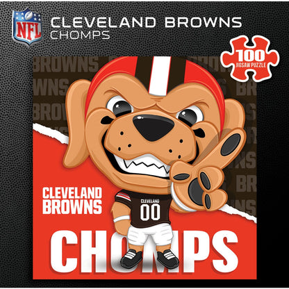 Cleveland Browns - NFL Mascot 100 Piece Jigsaw Puzzle