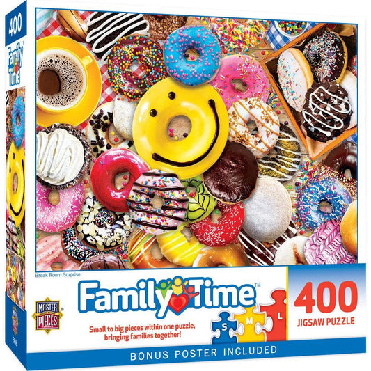 Family Time - Break Room Surprise 400 Piece Jigsaw Puzzle
