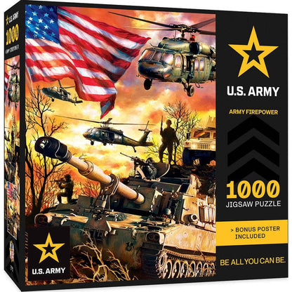 U.S. Army - Army Firepower 1000 Piece Jigsaw Puzzle