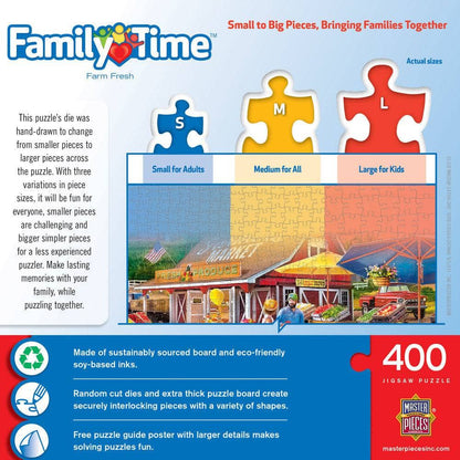 Family Time - Farm Fresh 400 Piece Jigsaw Puzzle