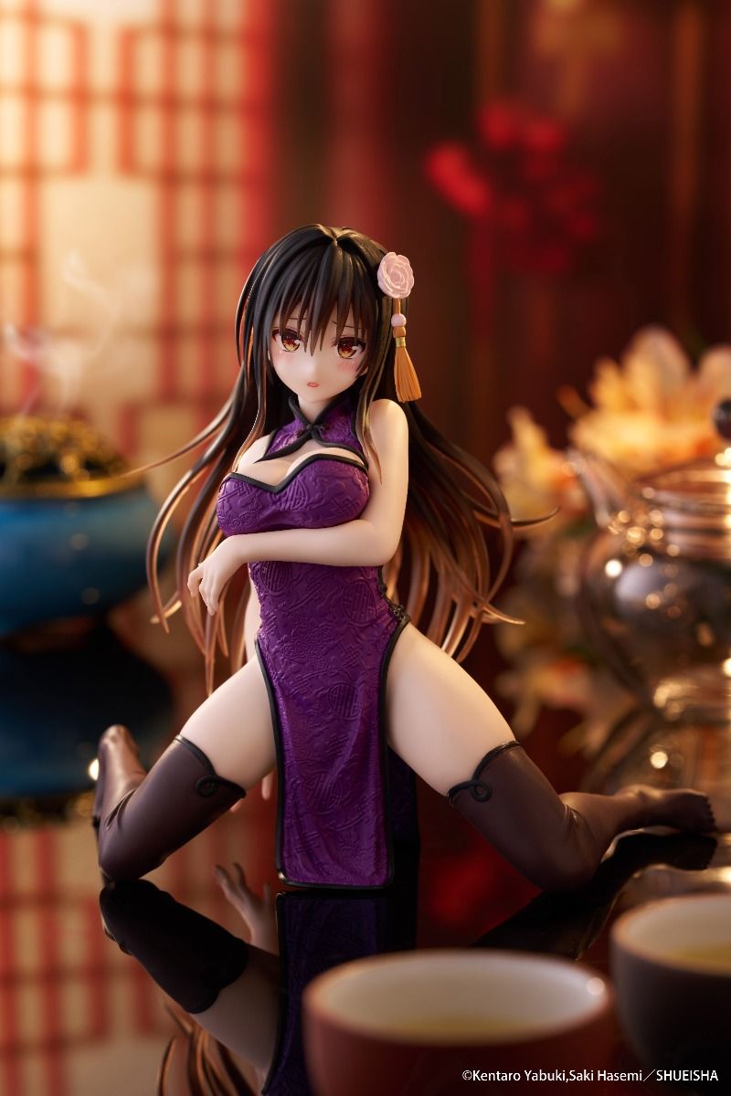 To Love-Ru Darkness Yui Kotegawa Chinese Dress Ver. Desktop Cute Figure - Taito Premium Collectible