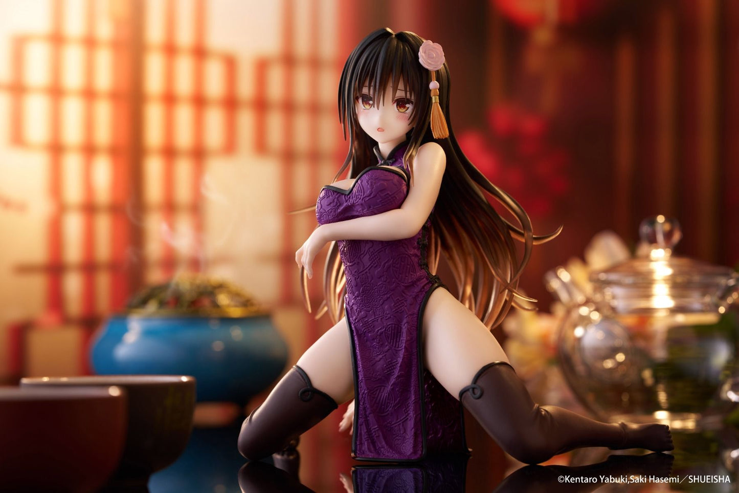 To Love-Ru Darkness Yui Kotegawa Chinese Dress Ver. Desktop Cute Figure - Taito Premium Collectible
