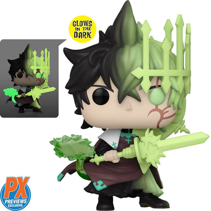 Funko POP! Black Clover - Yuno (Spirit of Zephyr) Figure #1422 Preview Exclusives (PX)