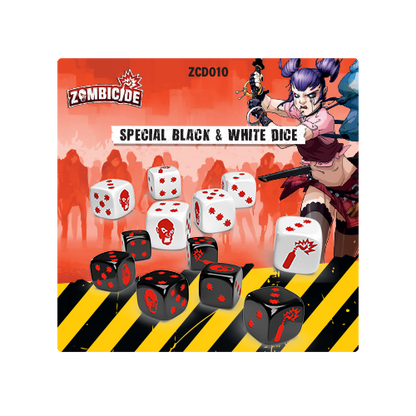 Zombicide: 2nd Edition - Special Black and White Dice